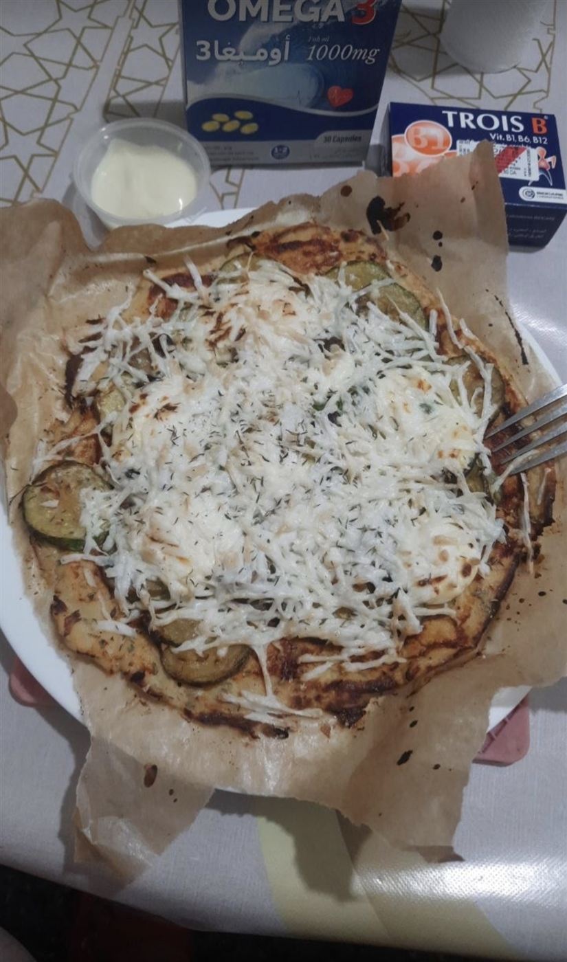 Galette de courgette au fromage