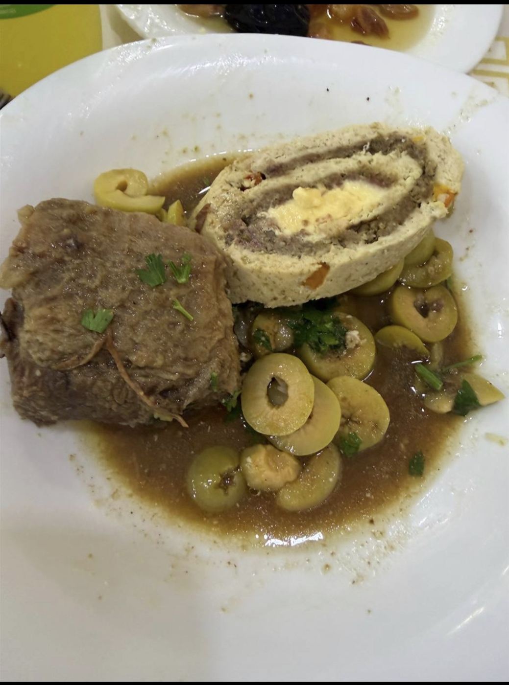 Roulade de viande aux olives