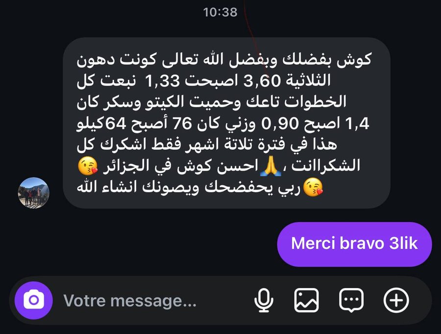 Témoignage : triglycérides 3,60 → 1,33 / 76 → 64 kg